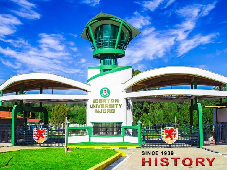 History of Egerton University