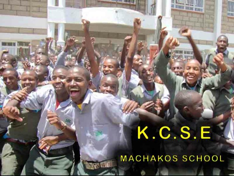 Machakos School KCSE Results