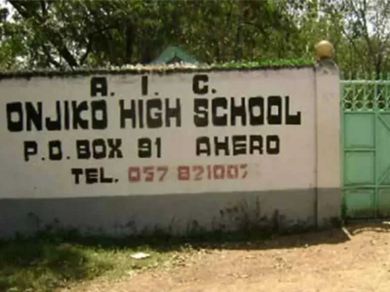 Onjiko High School KCSE Results